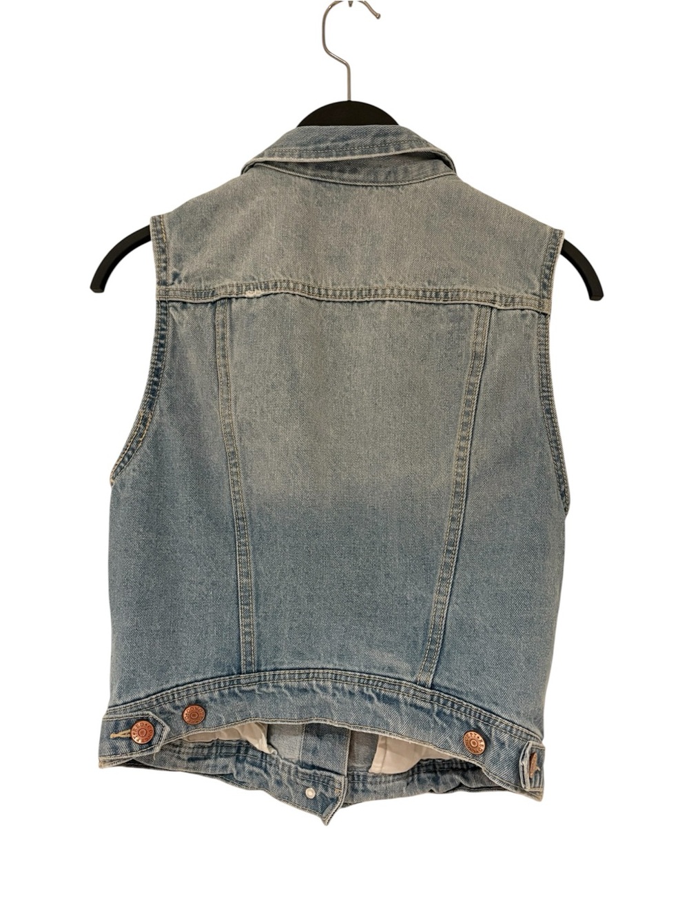 H&M Divided Light Blue Denim Vest - Picture 2 of 3